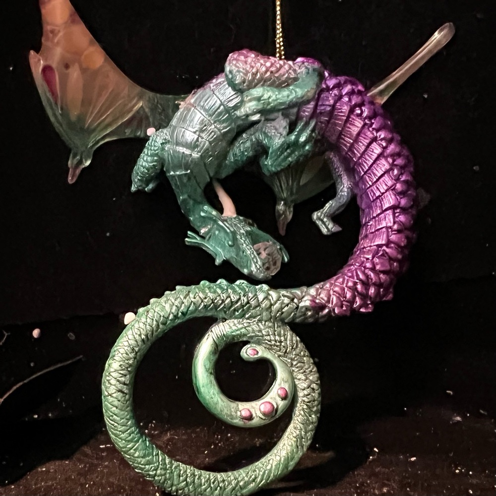 Dragons Of The Crystal Cave Aurora Guardian of Hope Ornament Collection